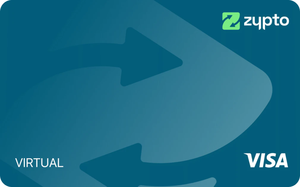 Zypto Premium Visa 卡面
