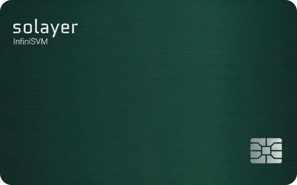 Solayer Emerald / Solayer Pay 卡面